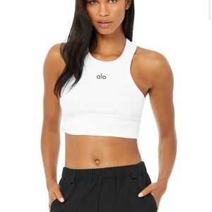 Alo yoga aspire cropped ribbed tank